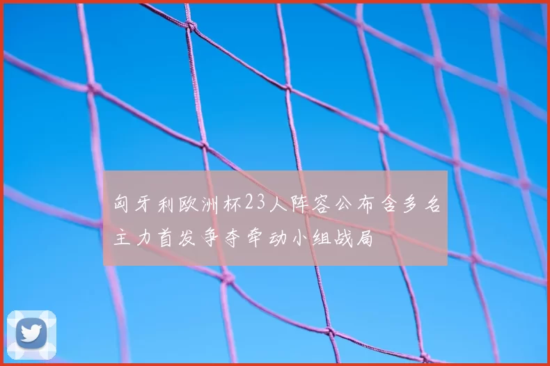 匈牙利欧洲杯23人阵容公布含多名主力首发争夺牵动小组战局